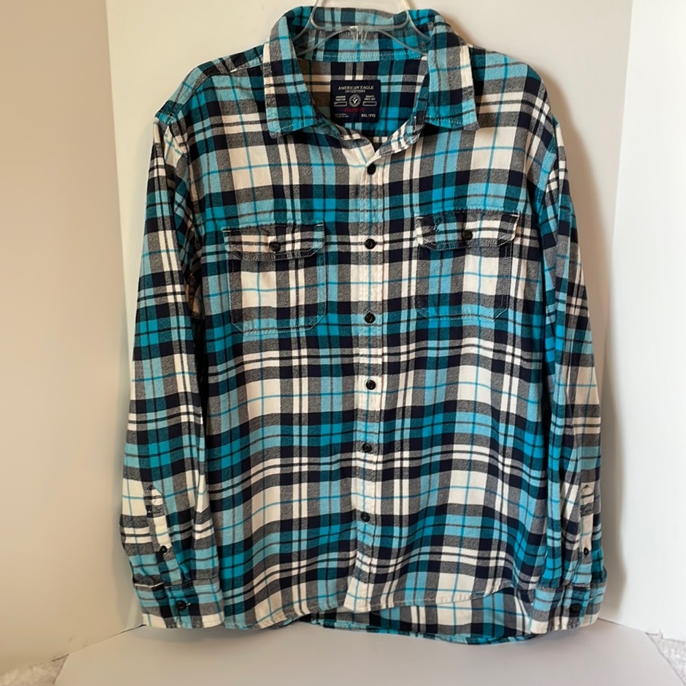 American Eagle Outfitters Mens XXL  Flannel Button Up Shirt